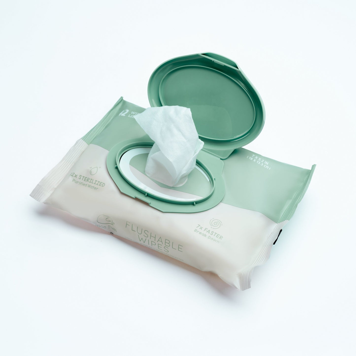 Flushable Wipes with EDI Pure Water - Actually Flushable