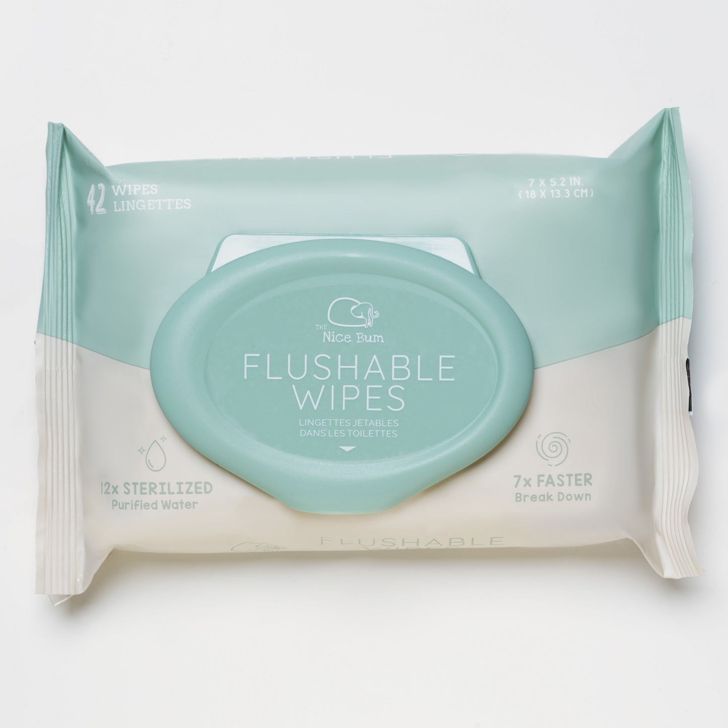 Flushable Wipes with EDI Pure Water - Actually Flushable